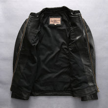 Skulls Leather Motorcycle Jacket