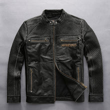 Skulls Leather Motorcycle Jacket