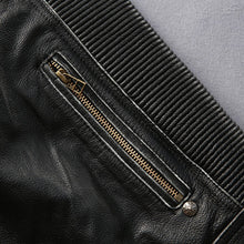 Skulls Leather Motorcycle Jacket
