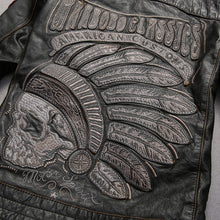 Indian Chief Genuine Leather Motorcycle Jacket