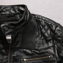 Skulls Genuine Leather Biker Jacket