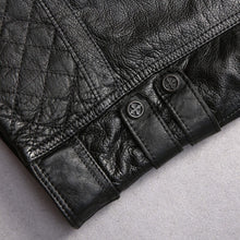Skulls Genuine Leather Biker Jacket