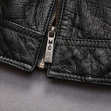Skulls Genuine Leather Biker Jacket