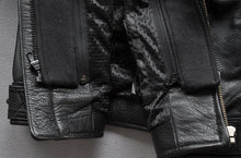 Harley Style Hhooded Motorcycle Leather Jacket