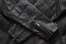 Harley Style Hhooded Motorcycle Leather Jacket