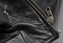Harley Style Hhooded Motorcycle Leather Jacket