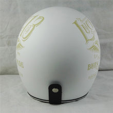 Retro Lucky 13 Chopper Motorcycle Helmet