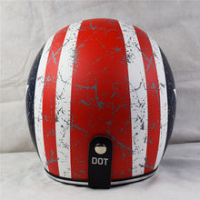 Retro Chopper Motorcycle Helmet Harley 3/4 Open Face