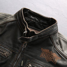 Slim Fit Leather Motorcycle Jacket