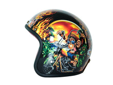 Retro Motorcycle Helmet Chopper Style