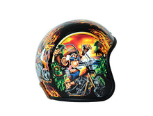 Retro Motorcycle Helmet Chopper Style