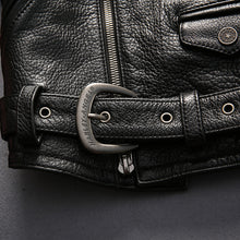 Harley Angel Tassel Leather Biker Jacket