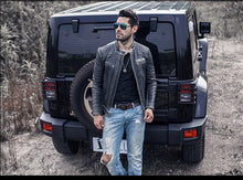 Indian Chief Patter Genuine Leather Biker Jacket